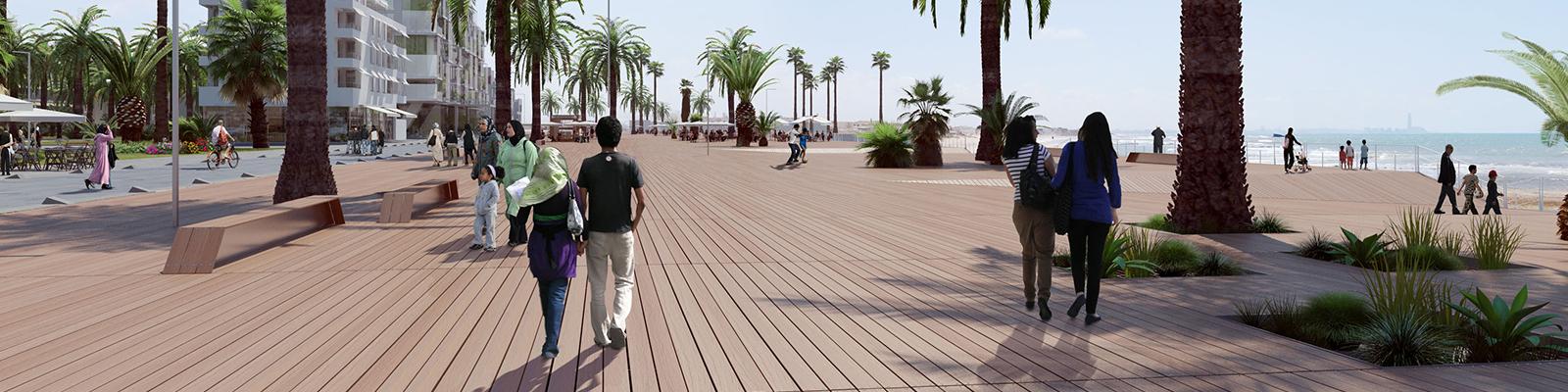 Développement territorial au Maroc. Société d'Aménagement Zenata (SAZ), aménagement de la future ville nouvelle satellitaire de Casablanca : Zenata. 