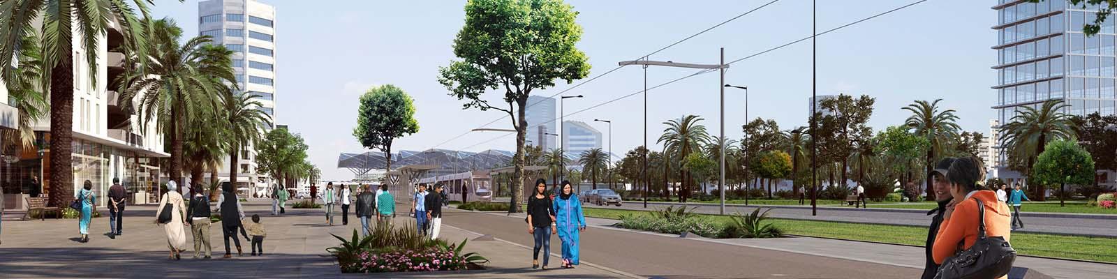 Aménagement de la future ville nouvelle satellitaire de Casablanca : Zenata. Développement territorial au Maroc. Société d'Aménagement Zenata (SAZ).